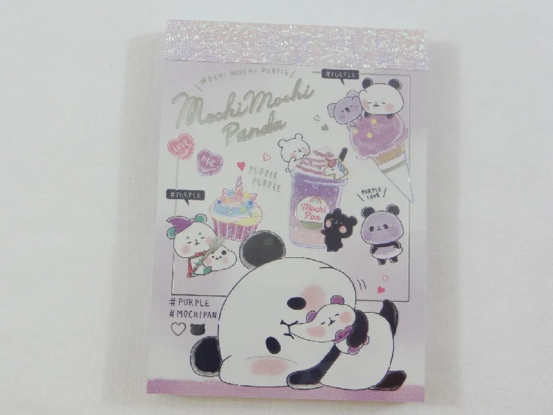 Cute Kawaii Kamio Mochi Panda Mini Notepad / Memo Pad - N - Stationery Designer Writing Paper Collection