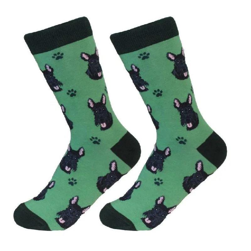 Dog Breed Crew Socks - Scottish Terrier