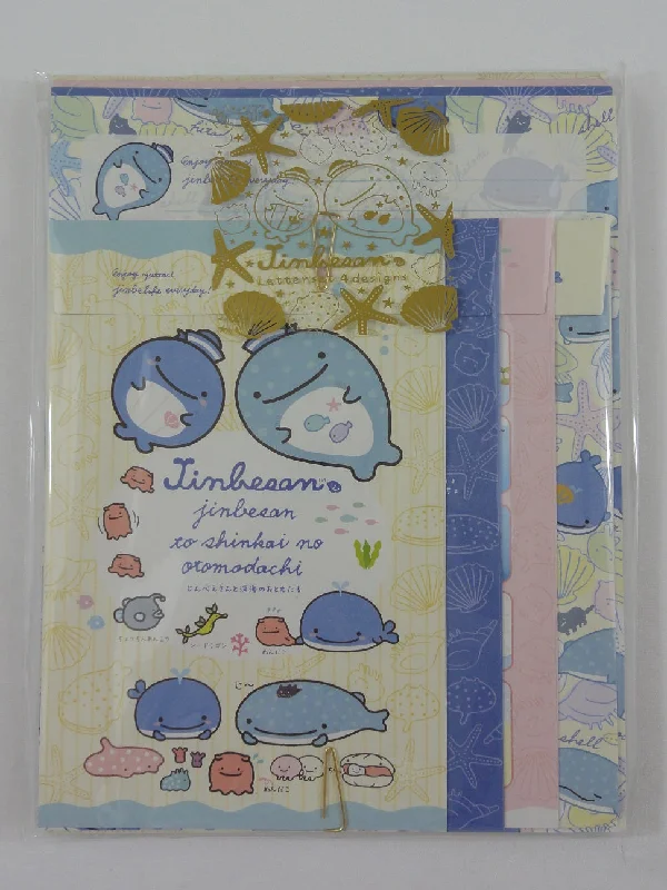 Cute Kawaii San-X Jinbesan Letter Set Pack - C