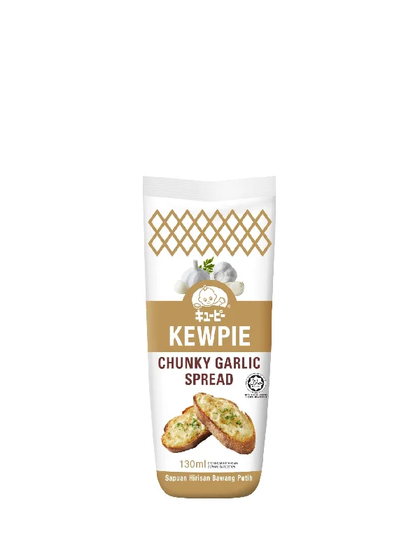 KEWPIE BREAD SPREAD CHUNKY GARLIC 130ML