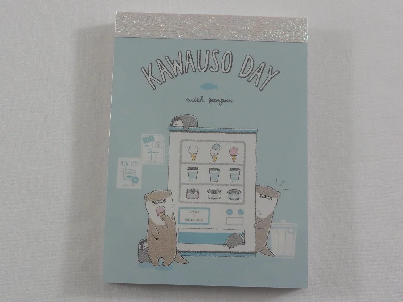 Cute Kawaii Q-Lia Drink Ice Cream Vending Mini Notepad / Memo Pad - Stationery Design Writing Collection