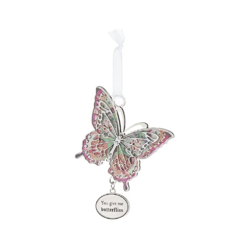 Ganz : You Give Me Butterflies - Butterfly Ornament