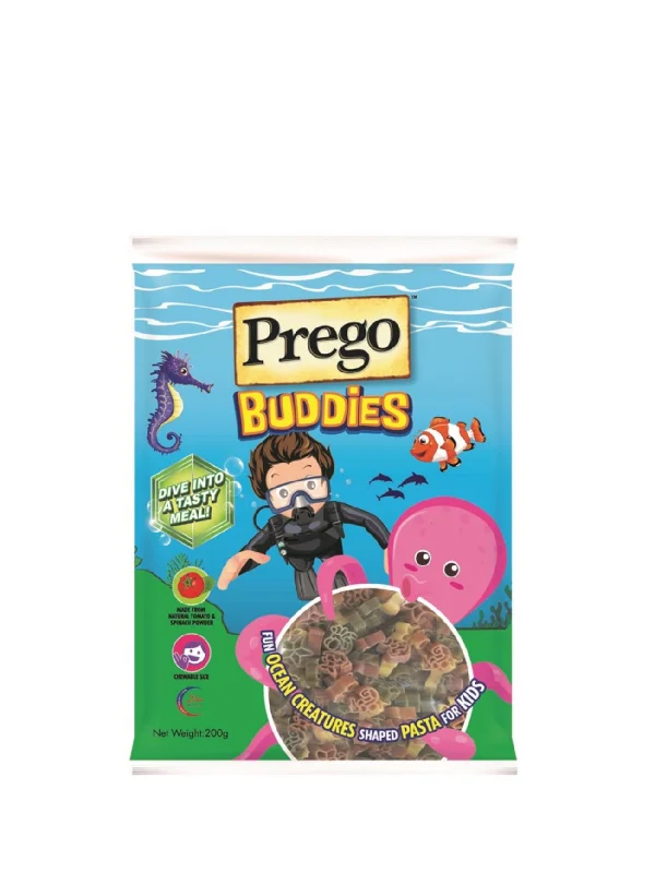 PREGO BUDDIES OCEAN DRY PASTA 200G