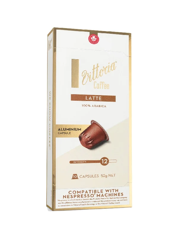 VITTORIA LATTE COFFEE CAPSULES 52G