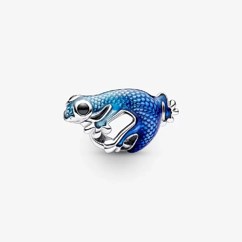 PANDORA : Metallic Blue Gecko Charm