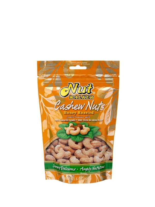 NUT WALKER HONEY ROASTED CASHEWS 160G