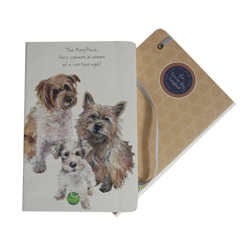 The Little Dog Laughed A5 Many Paws Notebook