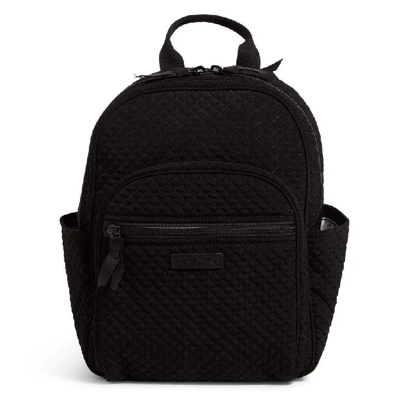 Vera Bradley : Small Backpack in Microfiber Classic Black