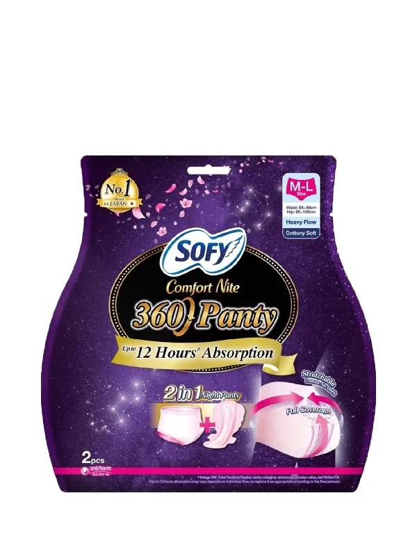 SOFY COMFORT NIGHT 360 PANTY M-L 2S