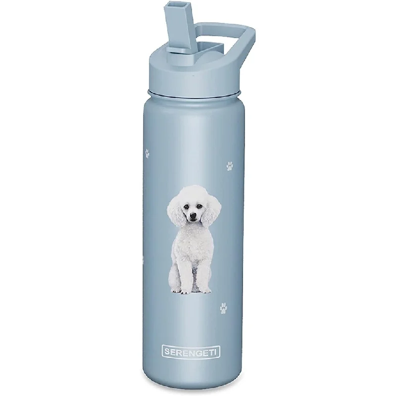 E & S Pets : Serengeti Poodle 24 oz Water Bottle