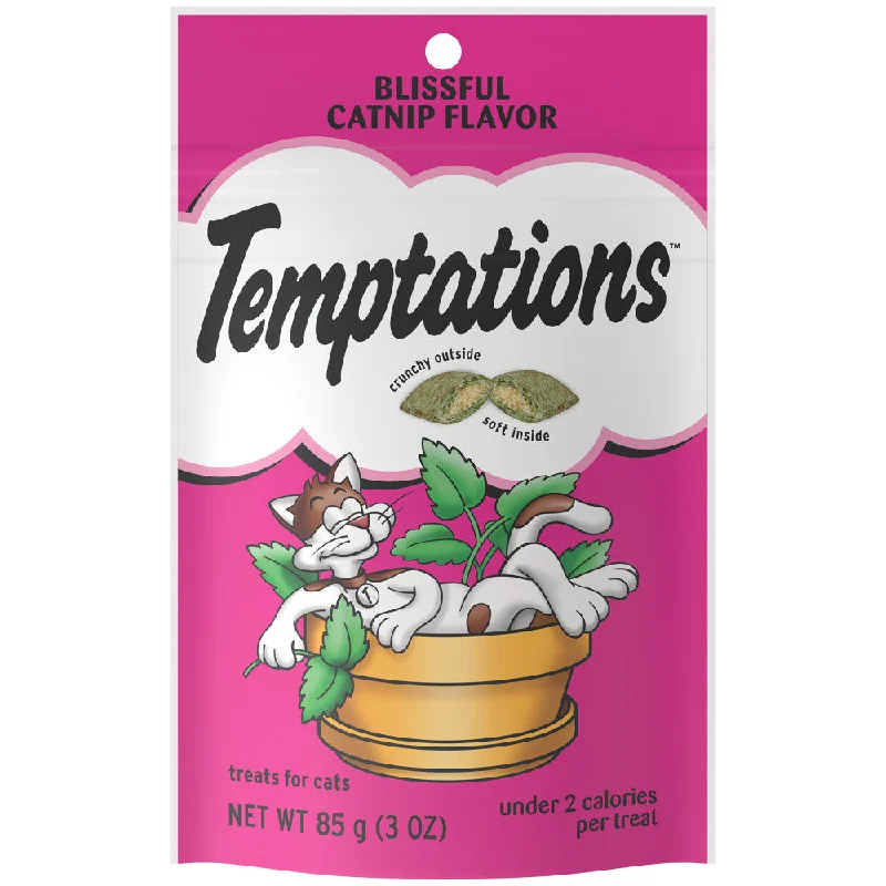    - Cat food for immune system support  TEMPTATIONS Classic Cat Treats, Blissful Catnip Flavor, 3 oz. Pouch