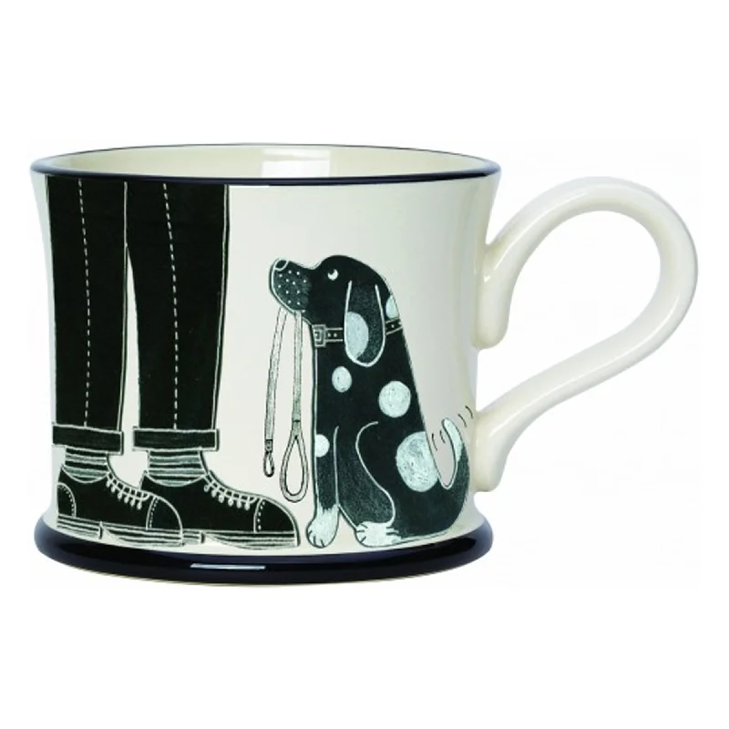 Moorland Pottery It's A Dog's Life Mug - Take The Lead