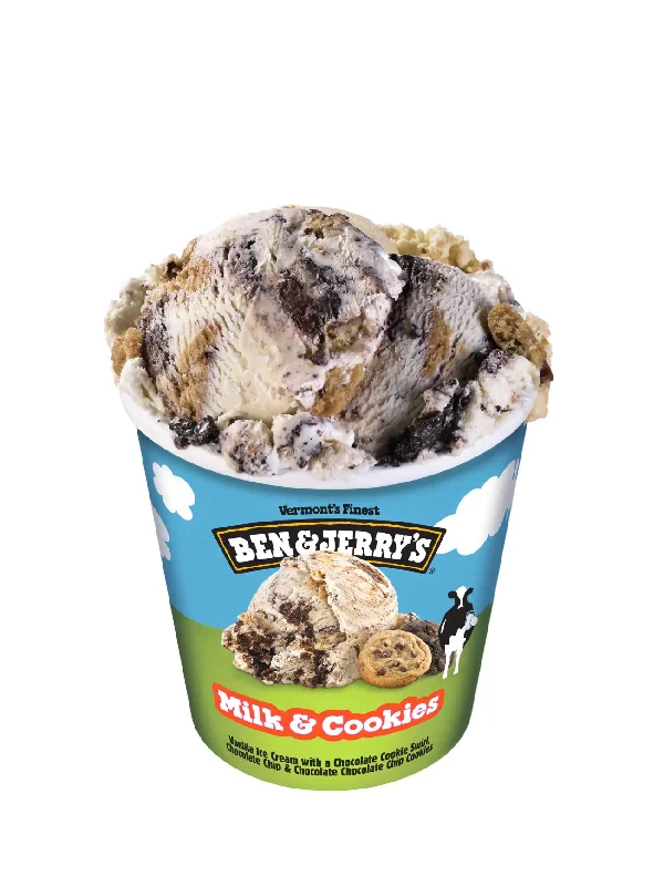 BEN & JERRY'S MILK & COOKIES 473ML