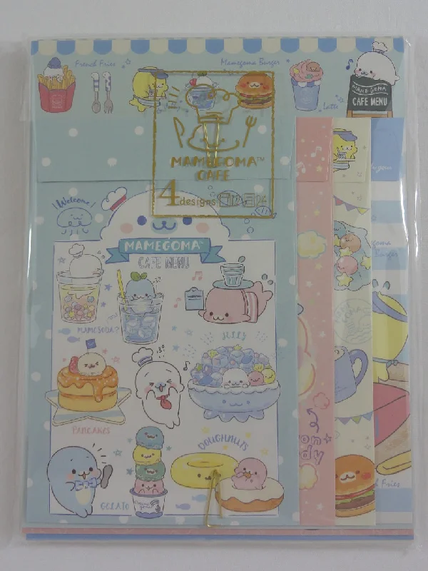 Cute Kawaii San-X Mamegoma Seal Letter Set Pack - 2019 - Writing Paper Envelope Stationery