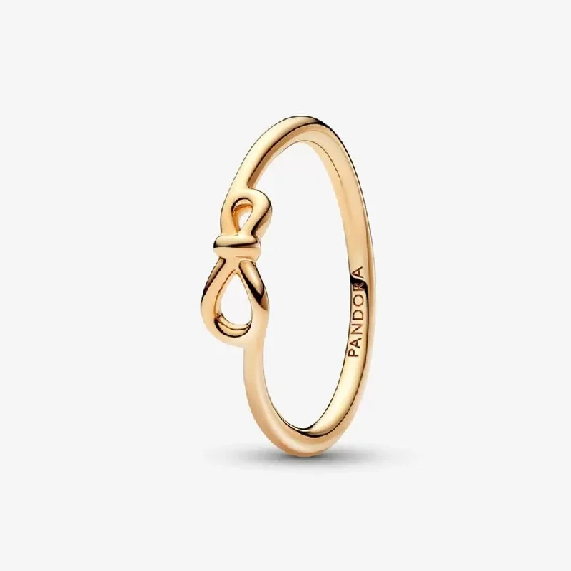 PANDORA : Infinity Knot Ring in Gold Plated