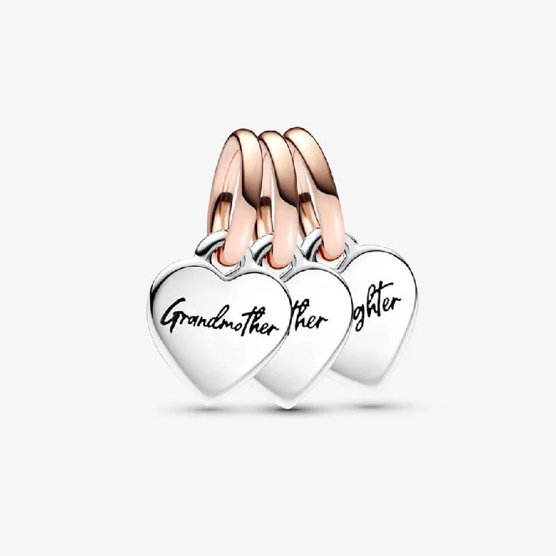 PANDORA : Two-tone Splittable Family Generation of Hearts Triple Dangle Charm