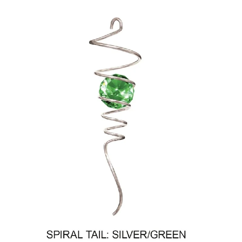 Spinfinity : Spiral Tail-Silver/Green