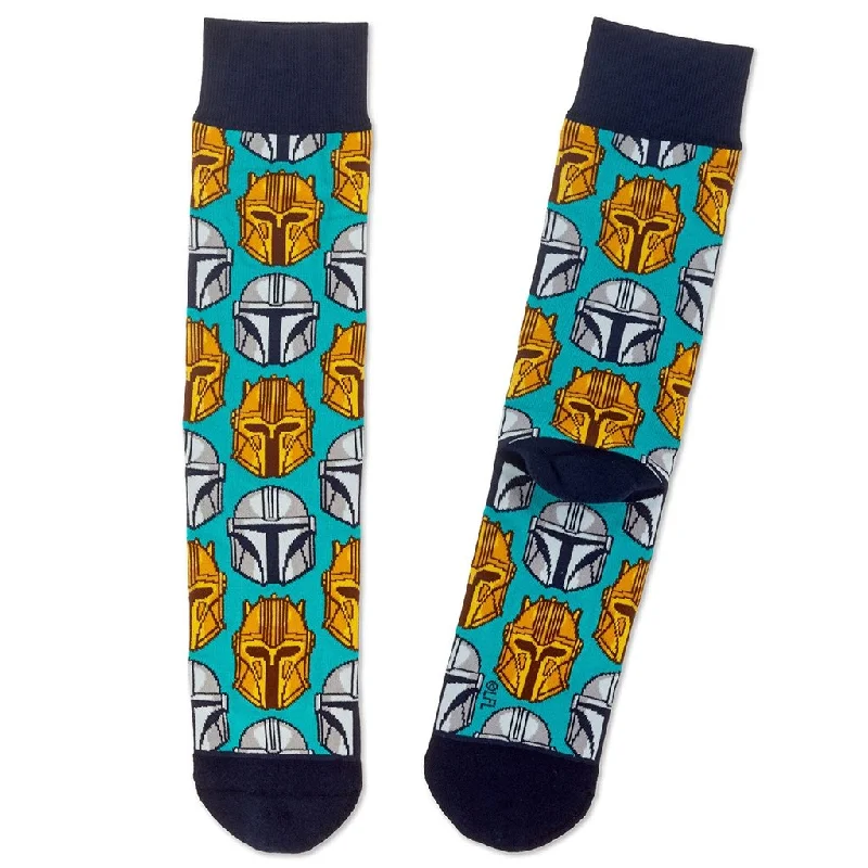 Hallmark : Star Wars: The Mandalorian™ Helmet Novelty Crew Socks