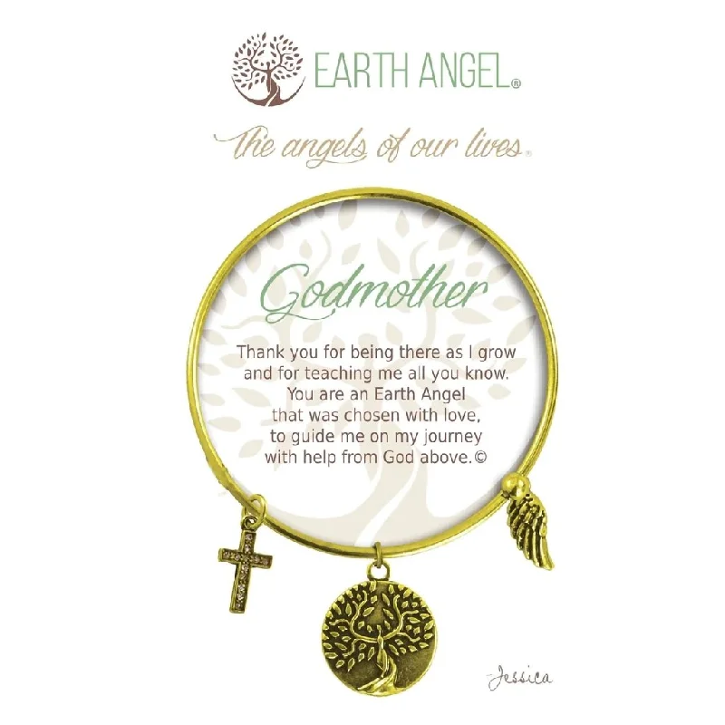 Earth Angel : Godmother Charm Bracelet in Brass