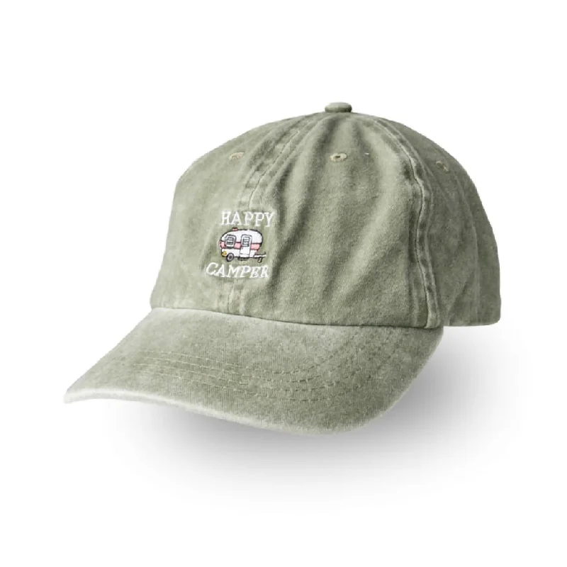 DM Merchandising : Pacific Brim Happy Camper Classic Hat in Green