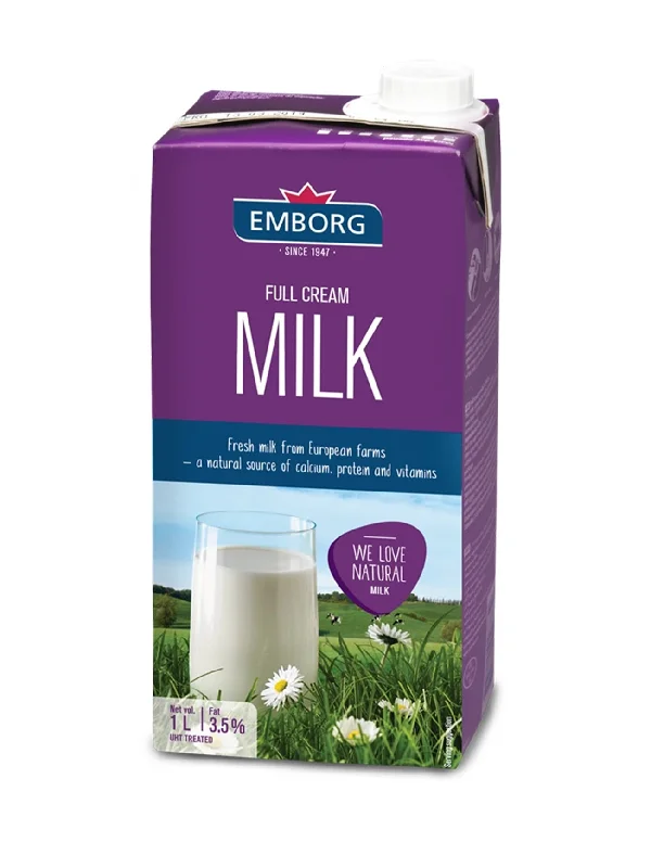 EMBORG UHT MILK FULL CREAM 1L