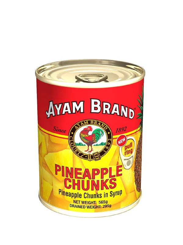 AB PINEAPPLE CHUNKS IN SYRUP 565G