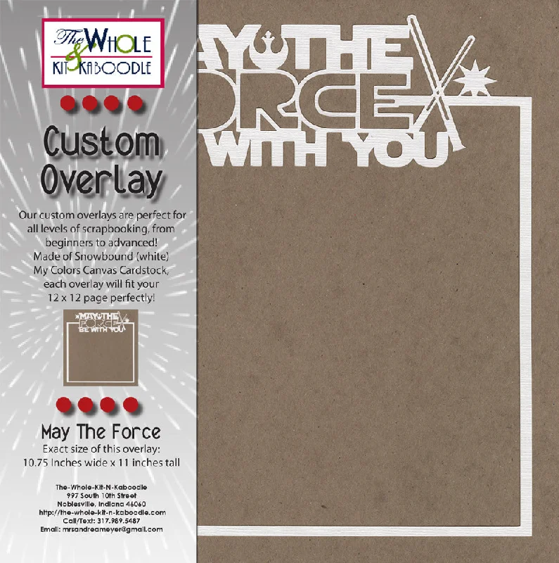 Overlay: Star Wars May the Force Be With You