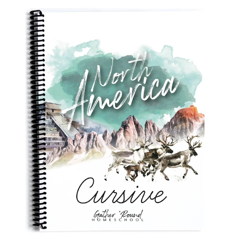 North America Cursive Writing Printed Book