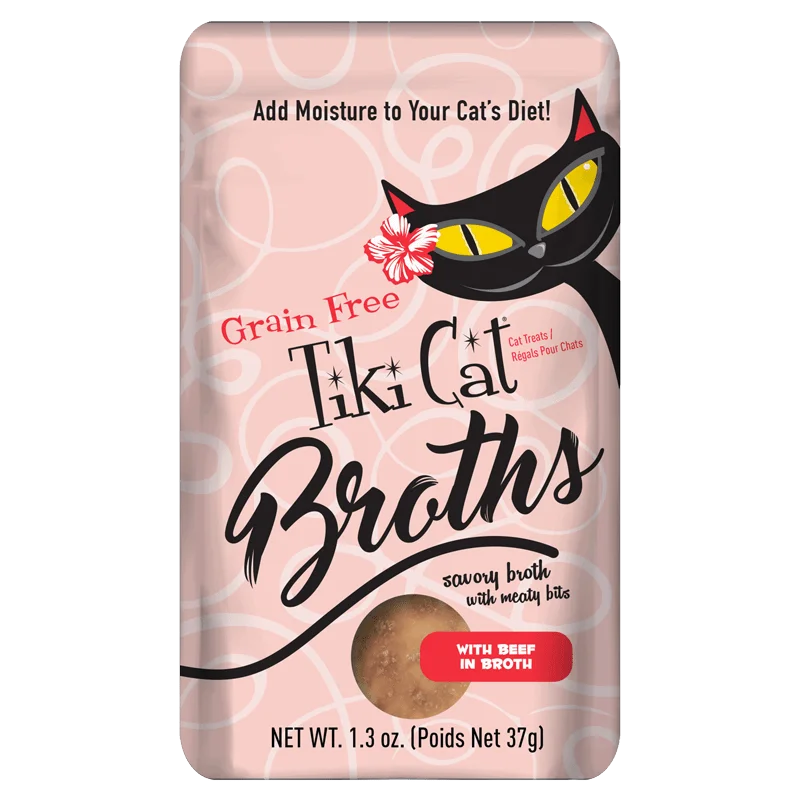 Tiki Cat® Grain Free Beef in Broth