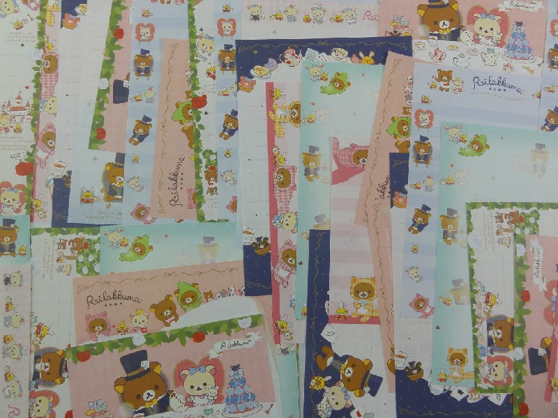 San-X Rilakkuma Bear Alice Memo Note Paper Set