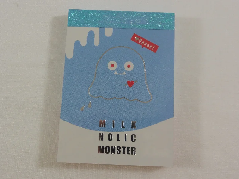 Cute Kawaii Kamio Milk Holic Monster Mini Notepad / Memo Pad - Stationery Designer Paper Collection