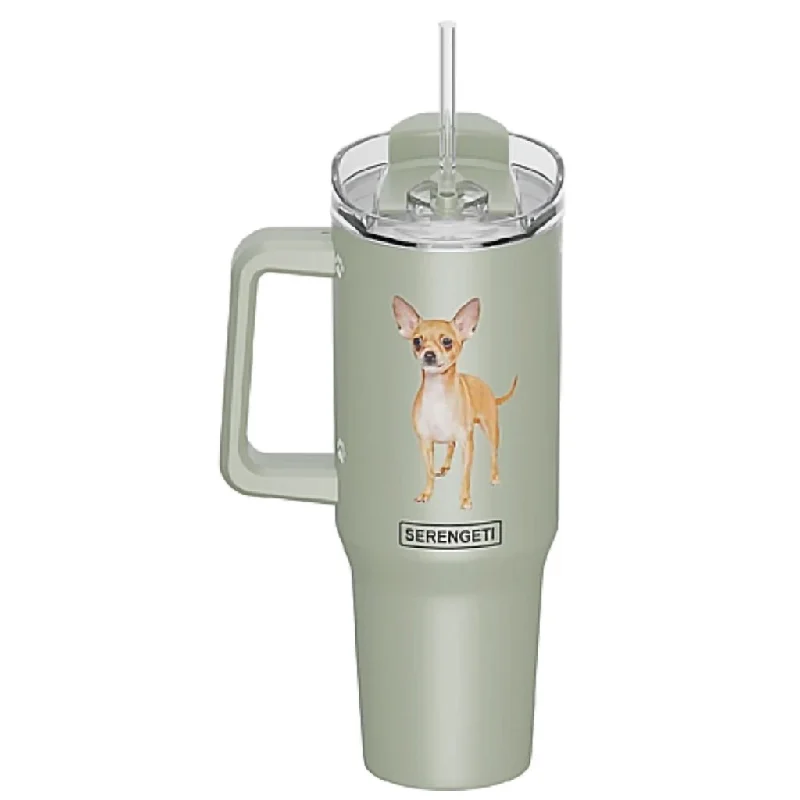 E & S Pets : Chihuahua Serengeti 40oz Stainless Steel Ultimate Tumbler