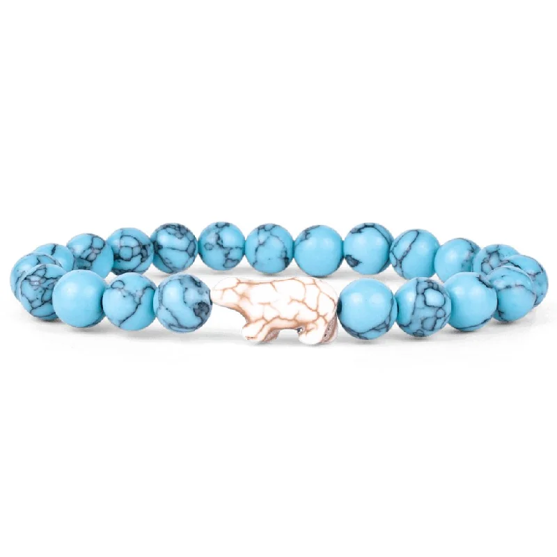 Fahlo : The Venture Bracelet - Polar Bears-Tracking Bracelet in Glacier Blue