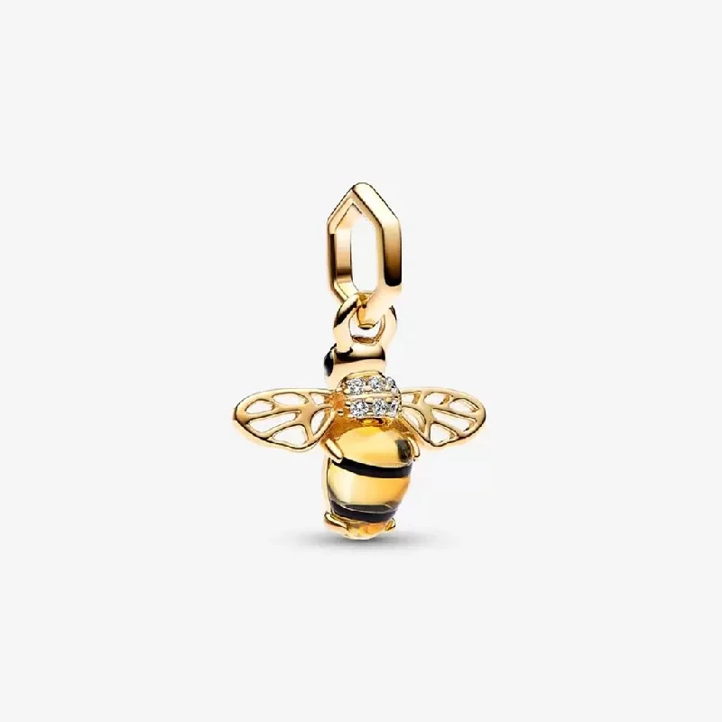 PANDORA : Sparkling Bee Dangle Charm