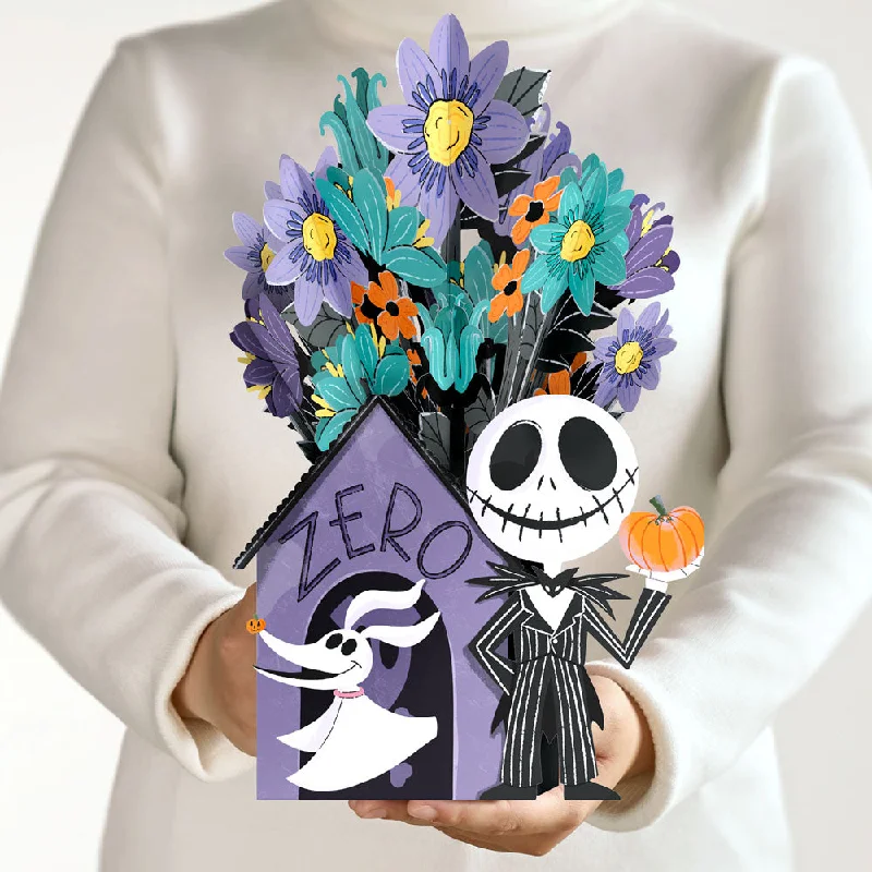 Disney Tim Burton’s The Nightmare Before Christmas Jack Skellington Flower Buds Bouquet