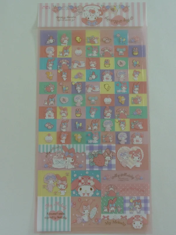 Cute Kawaii Sanrio My Melody Sticker Sheet - 2015 Rare HTF Collectible - for Journal Planner Craft Stationery