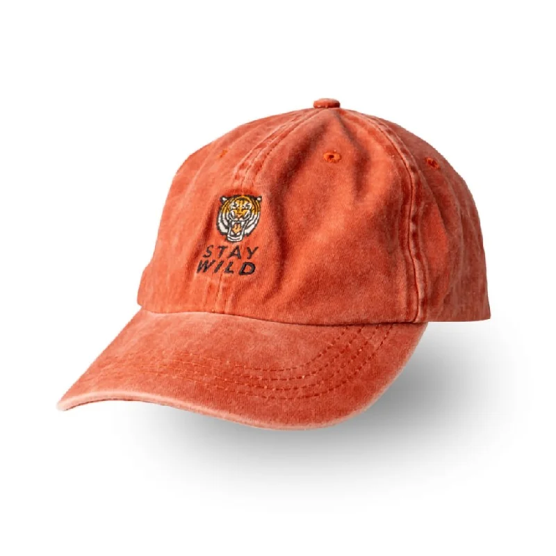 DM Merchandising : Pacific Brim Stay Wild Classic Hat in Orange Red