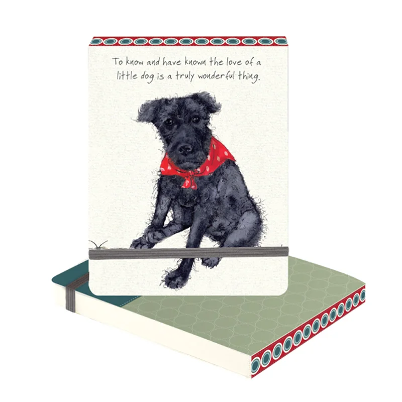 The Little Dog Laughed Little Dog Slim Notebook