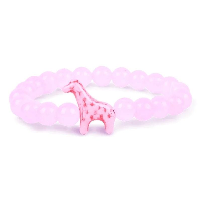 Fahlo : The Trek Bracelet - Giraffe-Tracking Bracelet in Kenya Orchid Pink