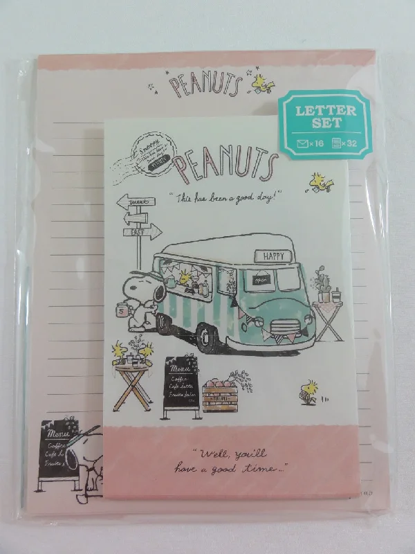 Cute Kawaii Peanuts Snoopy Letter Set Pack - Stationery Writing Paper Penpal