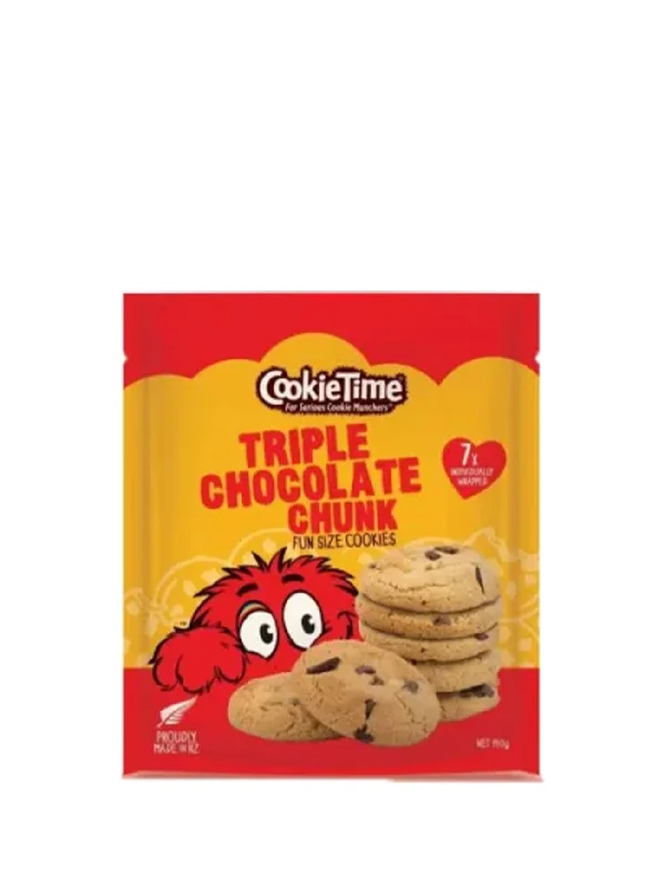 COOKIETIME TRIPLE CHOC CHUNK COOKIES 140G