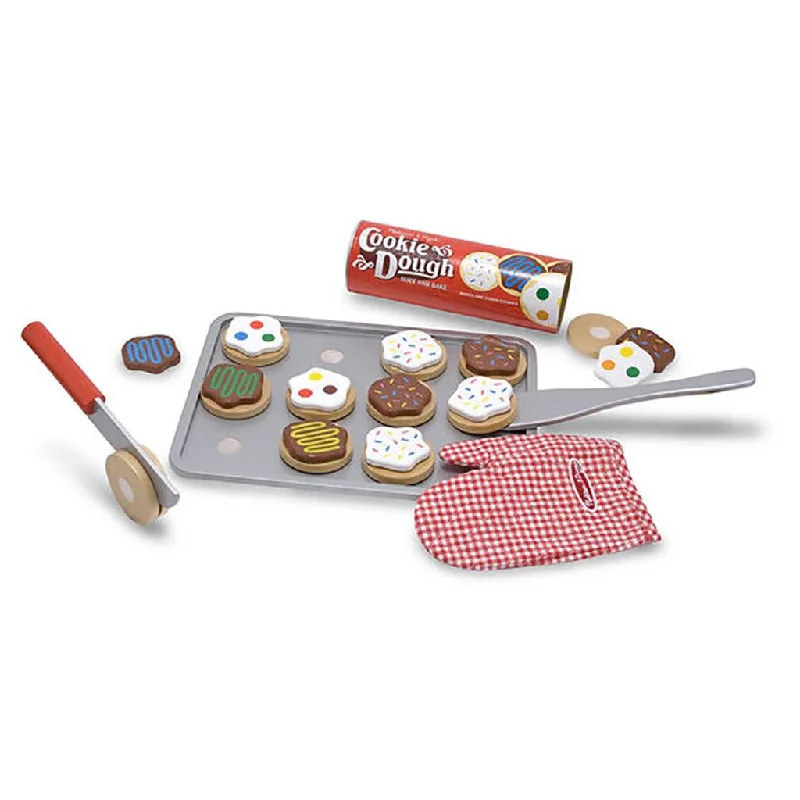 Melissa & Doug : Slice and Bake Cookie Set - Wooden Play Food