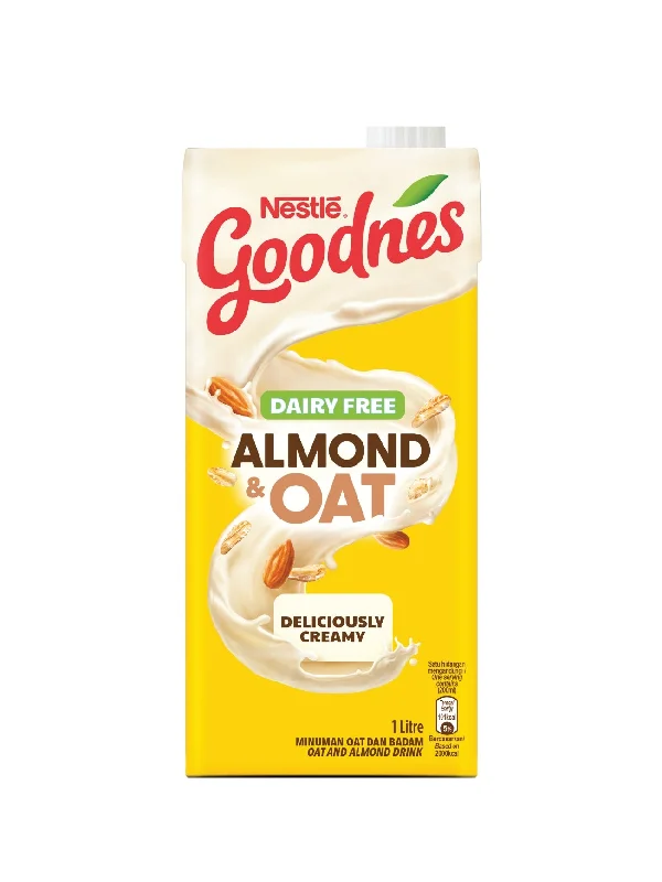 NESTLE GOODNES DAIRY FREE ALMOND & OAT UHT 1L