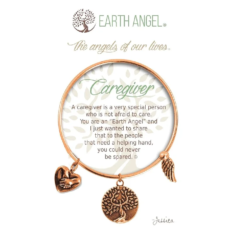 Earth Angel : Caregiver Charm Bracelet in Copper