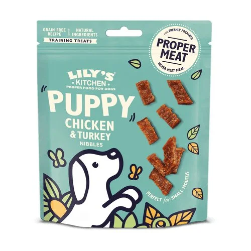 - Food for small dogs- Food for small dogsLILY'S KITCHEN Dog Treats Puppy Chicken & Turkey 70g