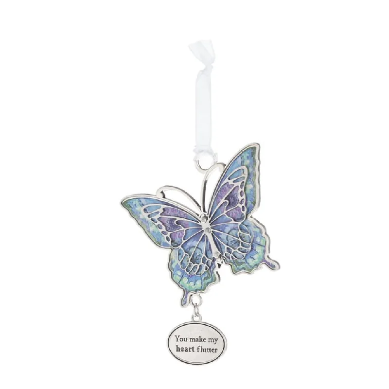 Ganz : You Make My Heart Flutter - Butterfly Ornament