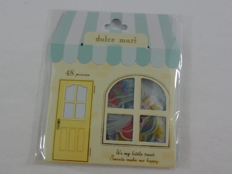 Cute Kawaii Q-Lia Dolce Mart Flake Stickers Sack - Candy