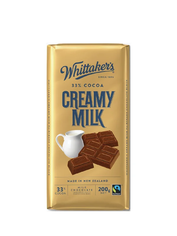 WHITTAKERS BLOCKS CREAMY MILK 200G