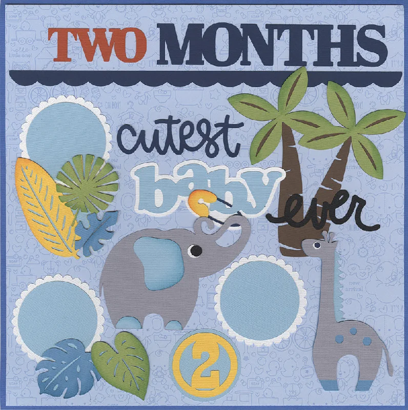 Diecuts: Baby Boy 2 Months