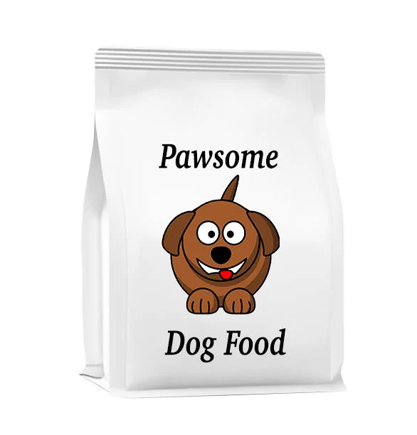  -Chicken-flavored dog food -Chicken-flavored dog foodPawsome Dog Food